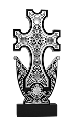 Памятник с фрезеровкой №443