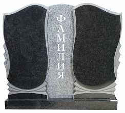 МОНУМЕНТ №56 Семейный Серый 1000*500*50 (Карелия)